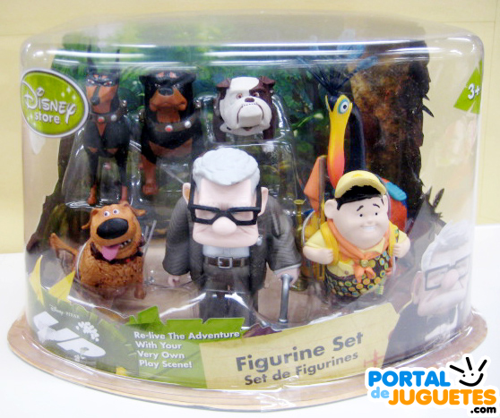 figuras up disney store set completo caja estados unidos
