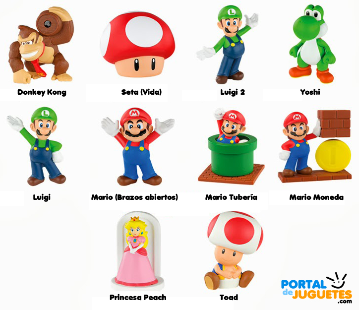 super mario happy meal coleccion completa