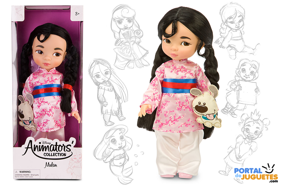 muñeca mulan coleccion animators