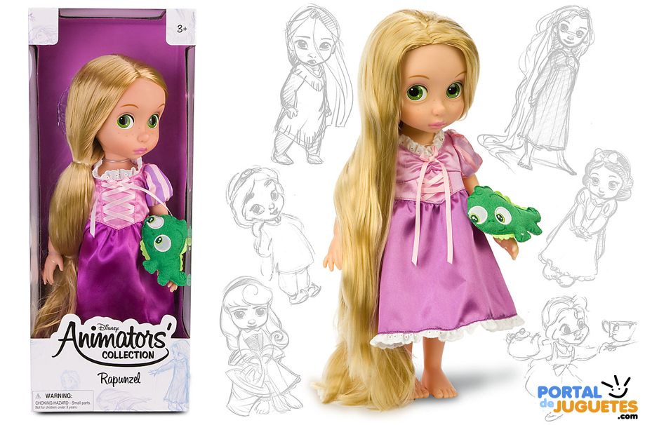muñeca rapunzel coleccion animators