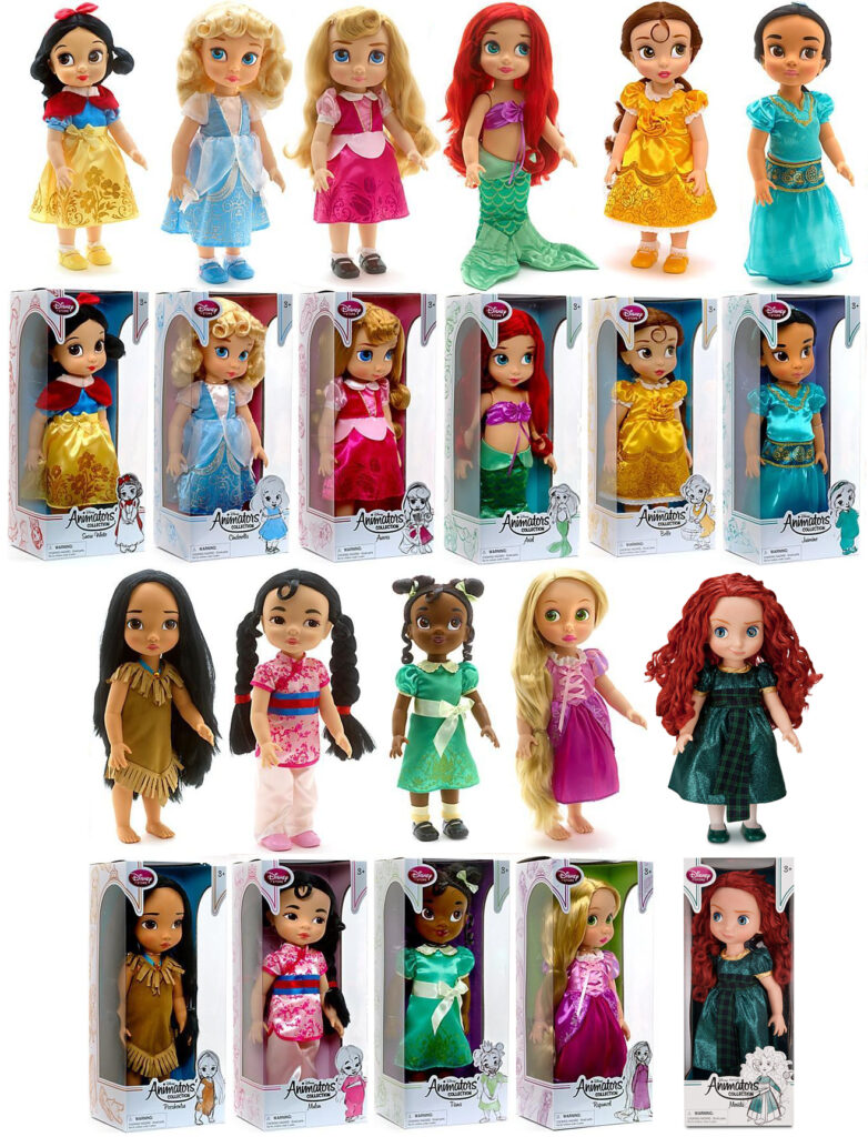 todas las muñecas coleccion disney animators nueva edicion