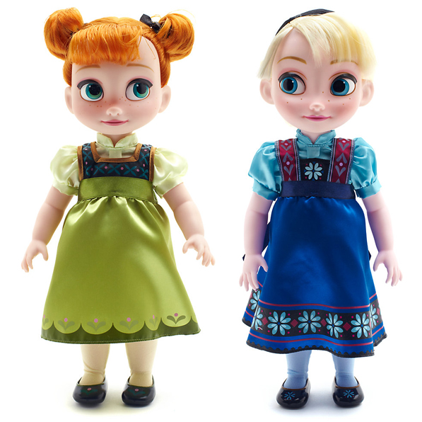 muñecas elsa anna coleccion disney animators