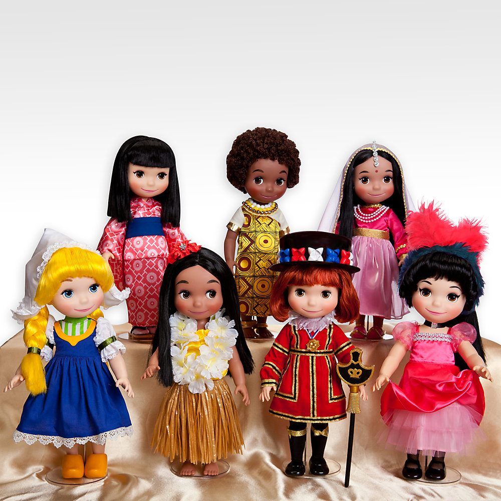 muñecas its a small world disney animators coleccion completa