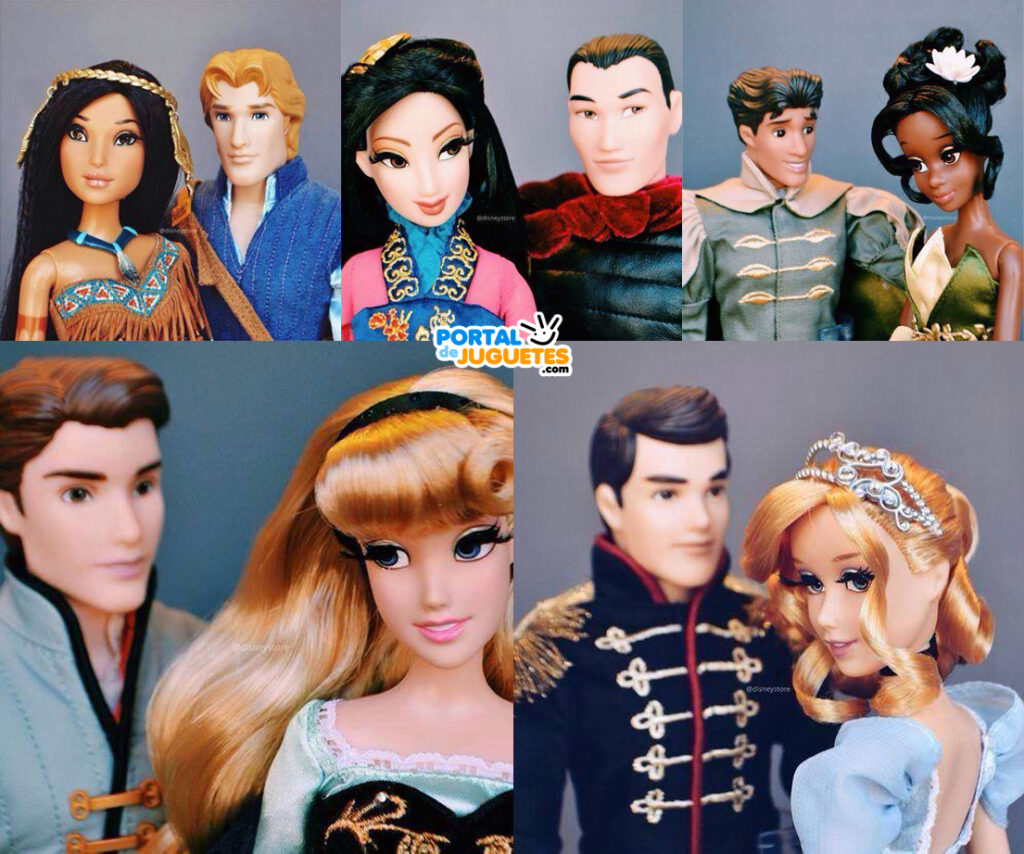 Muñecas Disney Fairytale Designer Couples Segunda Edicion detalle