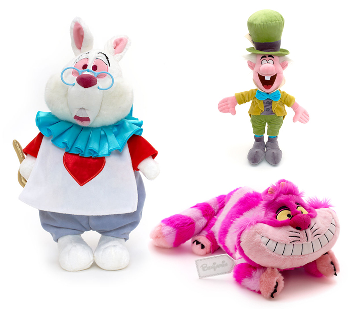 peluches alicia en el pais de las maravillas
