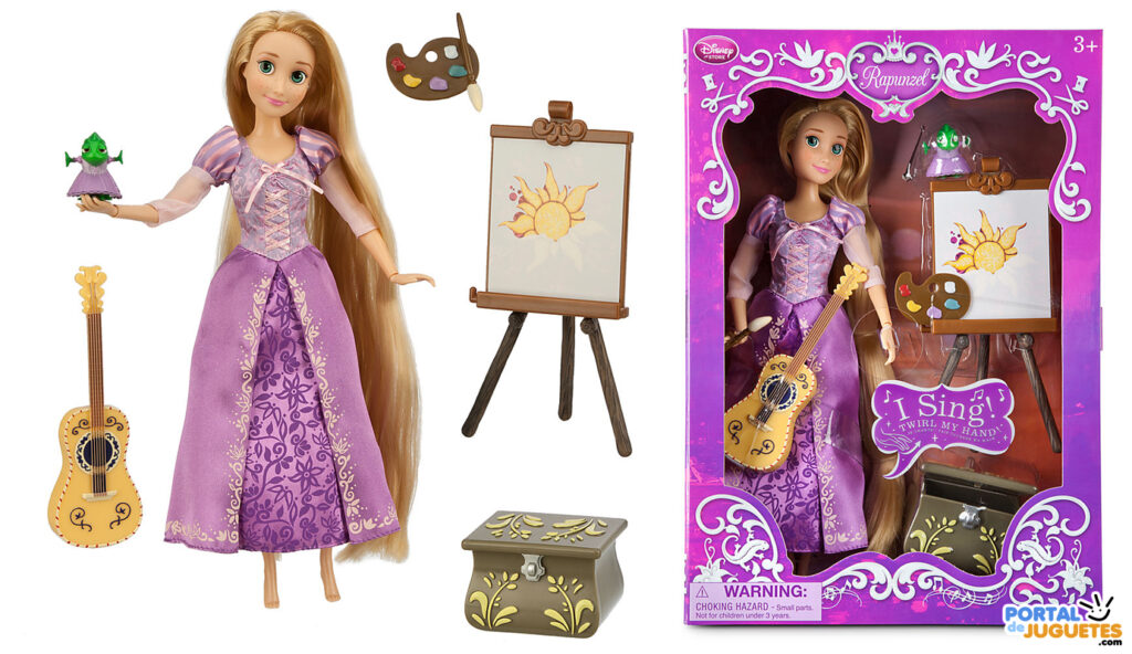 muñeca cantarina rapunzel deluxe singing doll