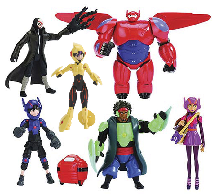 juguetes big hero 6 disney bandai