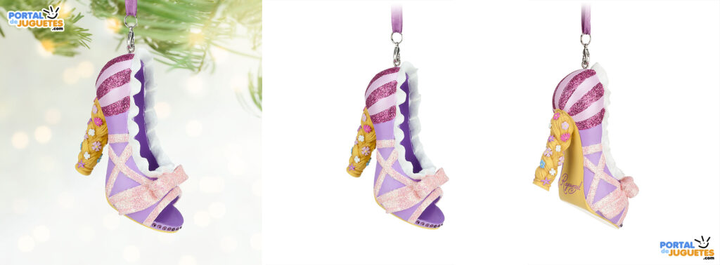 adorno navidad zapato rapunzel enredados disney store