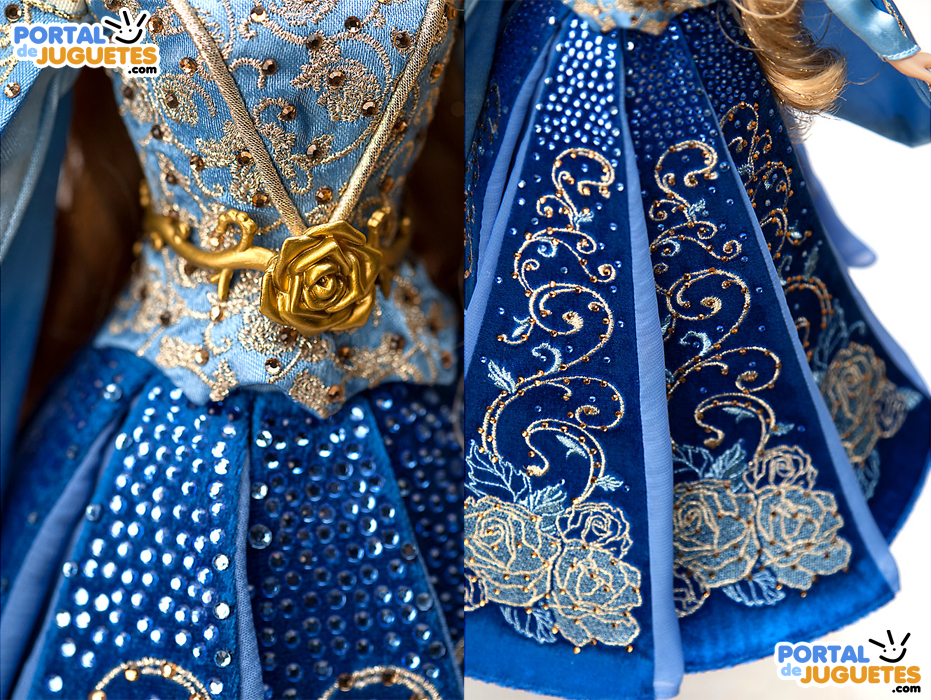 muñeca aurora azul edicion limitada disney store vestido