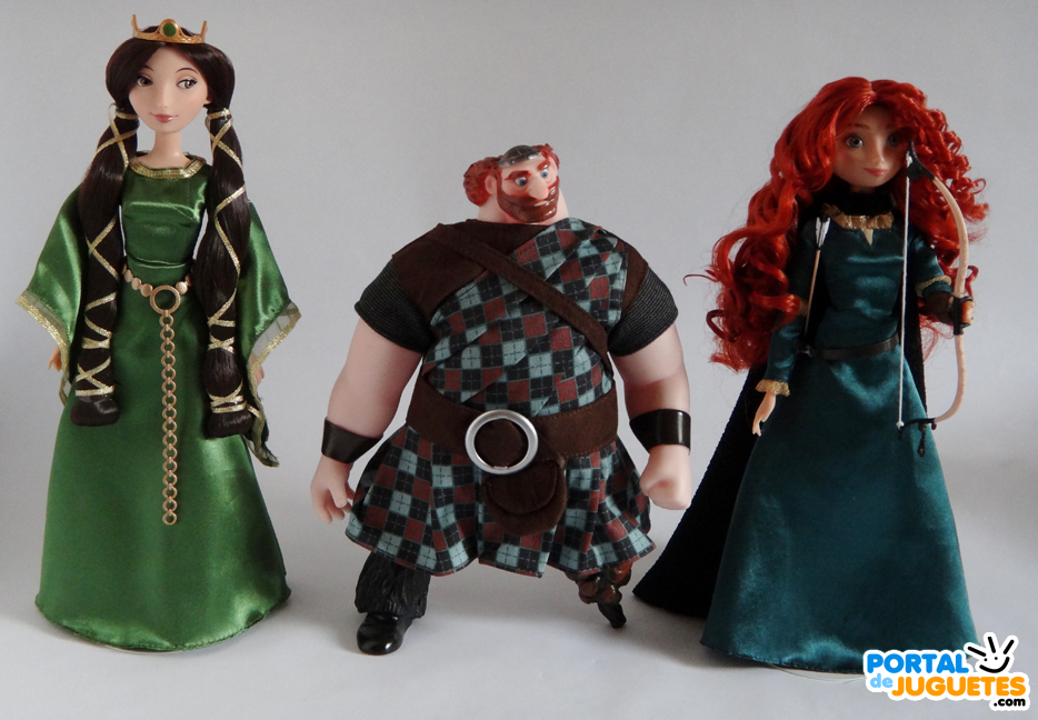 comparacion altura fergus elinor merida brave
