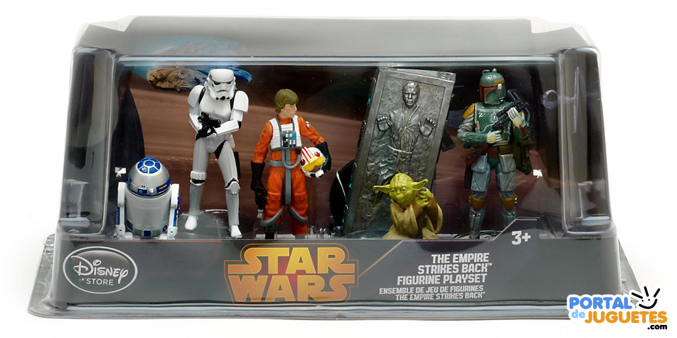 figuras star wars v el imperio contraataca disney store caja