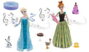 Muñecas Elsa y Anna cantarinas "Edición deluxe" de Frozen