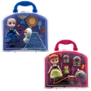 minimunecas elsa anna frozen coleccion disney animators cajas