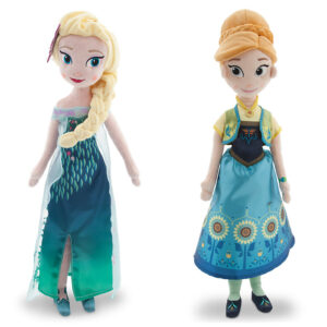 peluches elsa anna frozen fever disney store